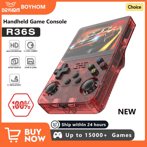 R36S Retro Handheld Game Console 64GB 128GB