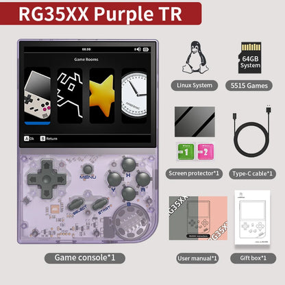RG35XX Plus Handheld Game Console 3.5″