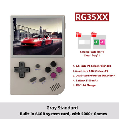 RG35XX Plus Handheld Game Console 3.5″