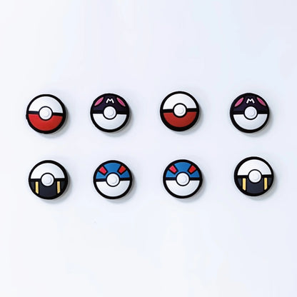 8pcs Cartoon Silicone Analog Thumb Grip Caps
