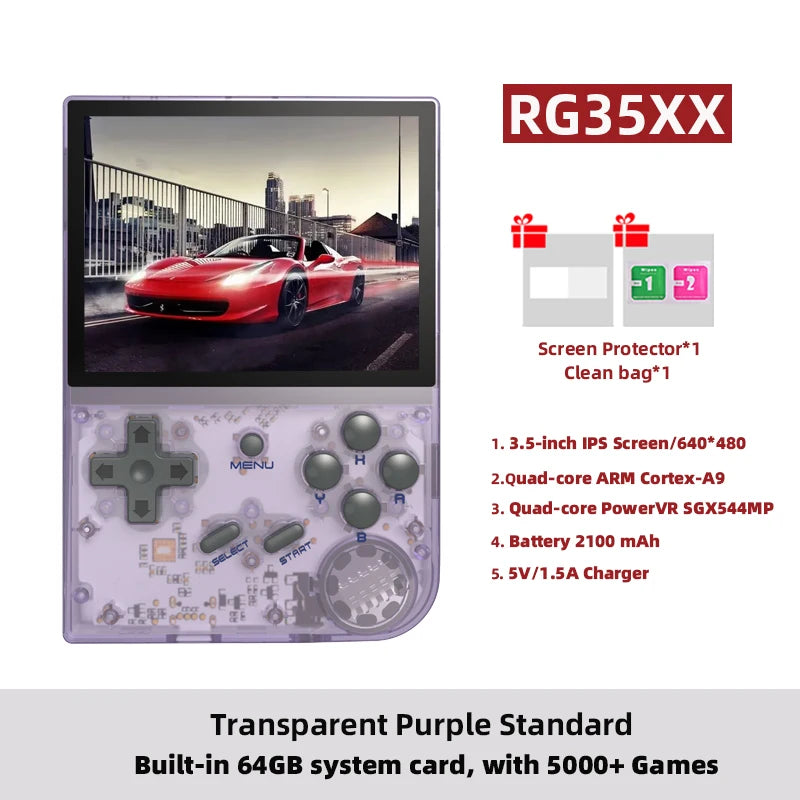 RG35XX Plus Handheld Game Console 3.5″