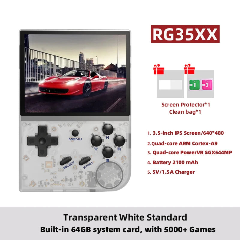 RG35XX Plus Handheld Game Console 3.5″