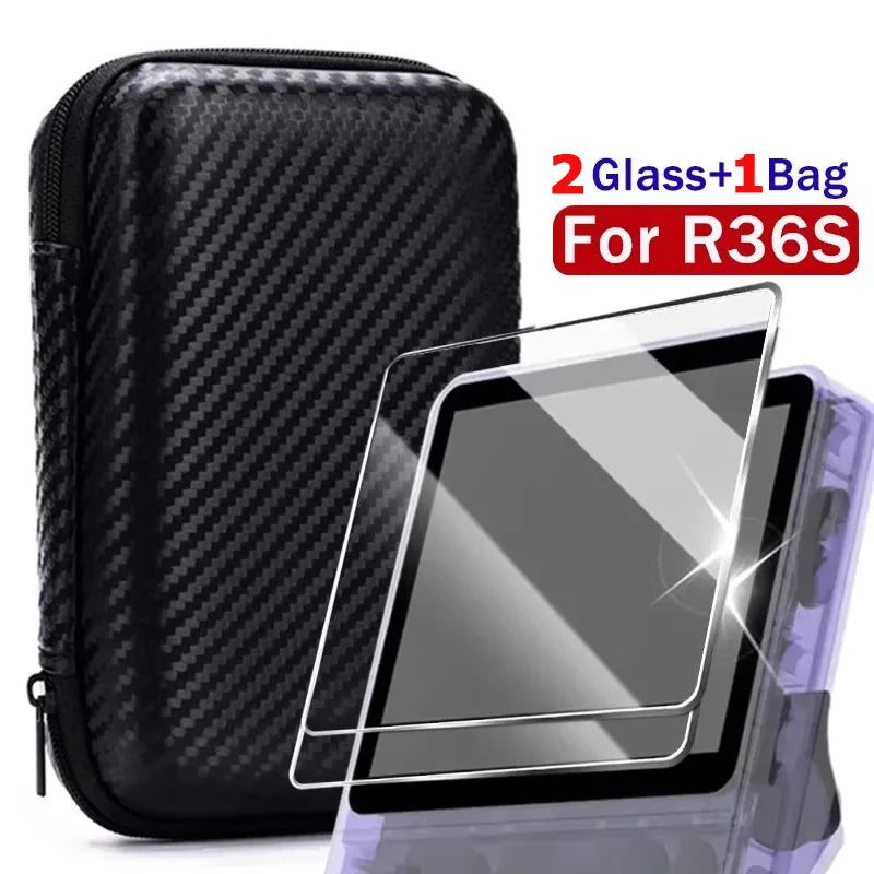 R36S 4 IN 1 Storage Case Game Console Travel Carrying Bag