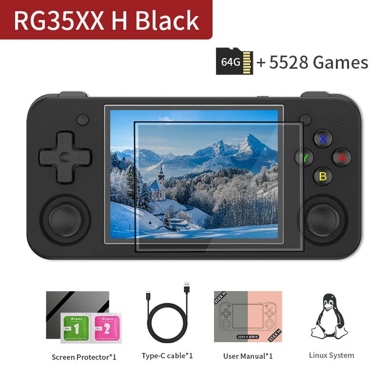 RG35XX Handheld Game Console Linux 3.5 64G 5528 Games