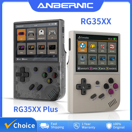 RG35XX Plus Handheld Game Console 3.5″