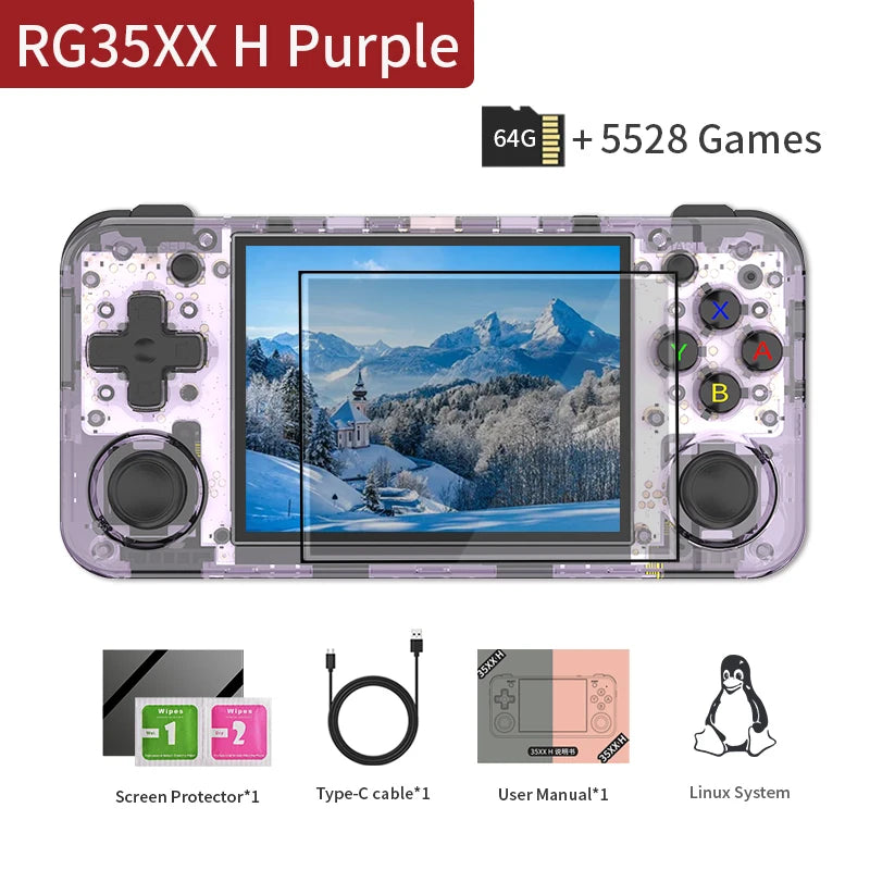 RG35XX Handheld Game Console Linux 3.5 64G 5528 Games